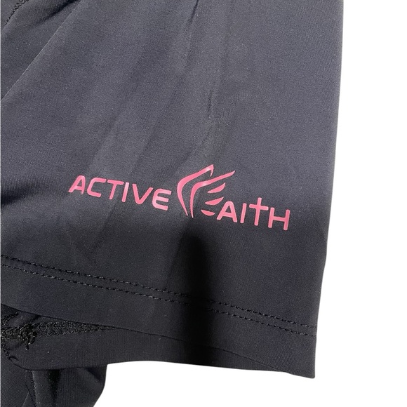 Active Faith John‎ 3:16 Performance T-shirt Women’s XL Black - Inspirational - Picture 3 of 6